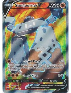 Pokemon Stonjourner V (Full Art) (193) Lightly Played
