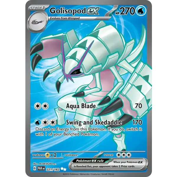 Pokemon Golisopod ex (221) Lightly Played