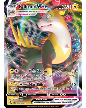 Pokemon Boltund VMAX (104) Lightly Played Holofoil
