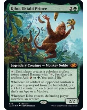 Magic: The Gathering Kibo, Uktabi Prince (Extended Art) (835) Lightly Played Foil