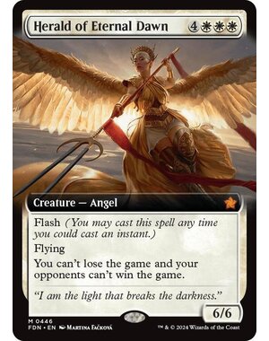 Magic: The Gathering Herald of Eternal Dawn (Extended Art) (446) Lightly Played