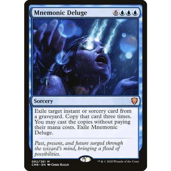 Magic: The Gathering Mnemonic Deluge (082) Lightly Played