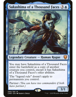 Magic: The Gathering Sakashima of a Thousand Faces (089) Lightly Played