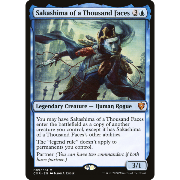 Magic: The Gathering Sakashima of a Thousand Faces (089) Lightly Played