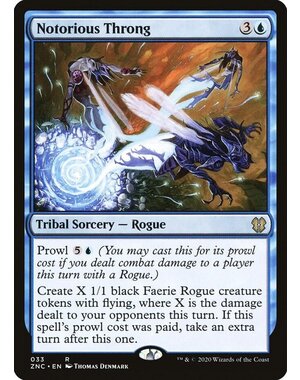 Magic: The Gathering Notorious Throng (033) Lightly Played
