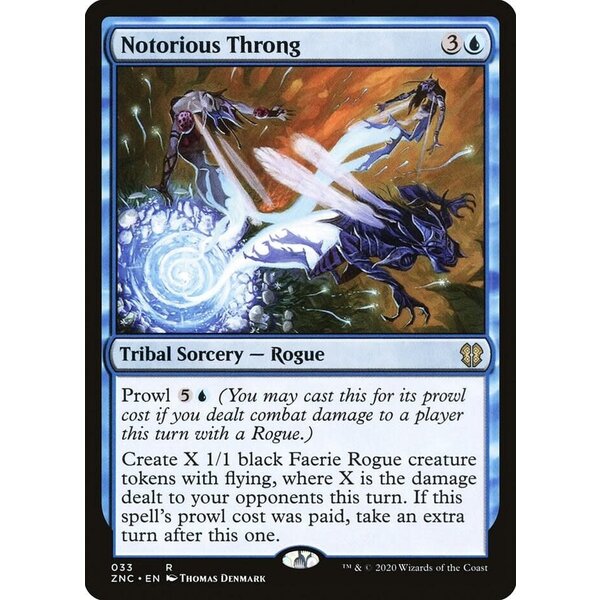 Magic: The Gathering Notorious Throng (033) Lightly Played