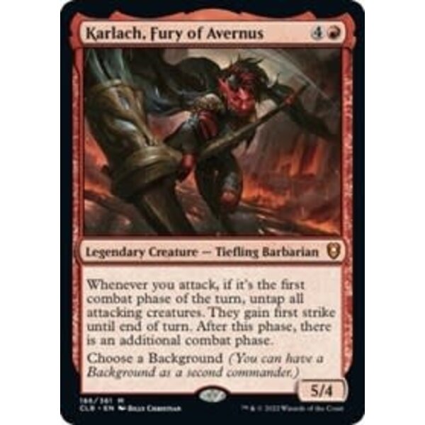 Wizards of The Coast Karlach, Fury of Avernus (186) Lightly Played