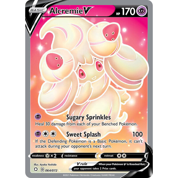 Pokemon Alcremie V (Full Art) (064) Lightly Played Holofoil