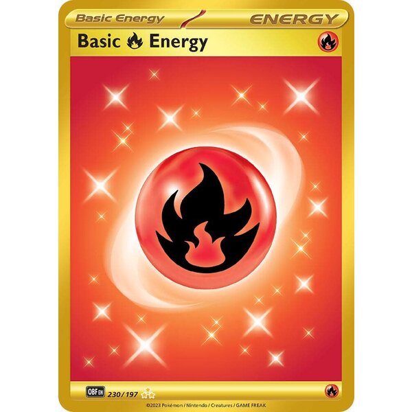 Pokemon Basic Fire Energy (230) Lightly Played