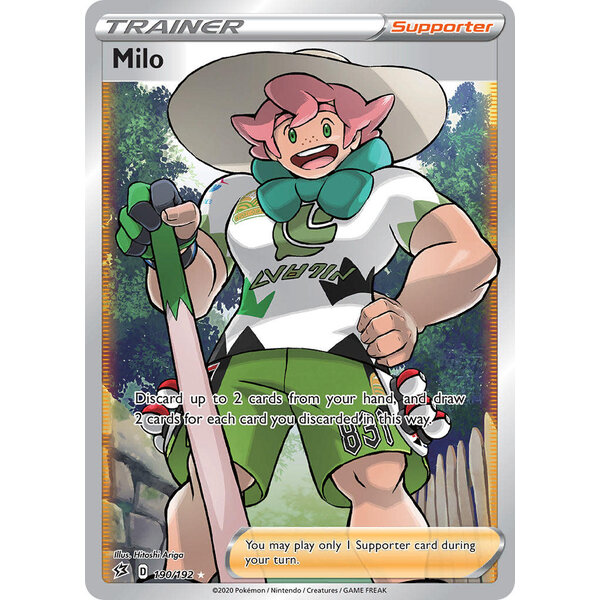 Pokemon Milo (Full Art) (190) Lightly Played Holofoil