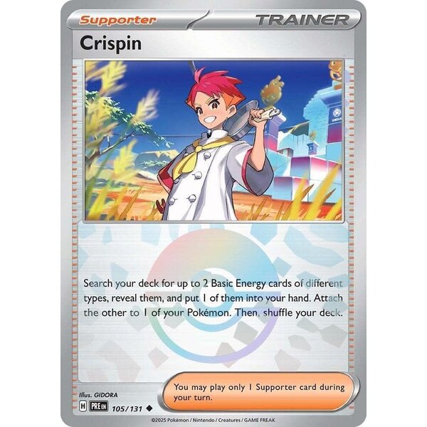 Pokemon Crispin (105) (Poke Ball Pattern) Lightly Played