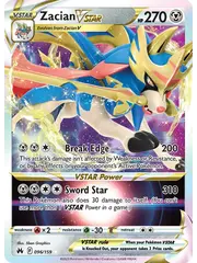 Pokemon Zacian VSTAR (096) Lightly Played Holofoil