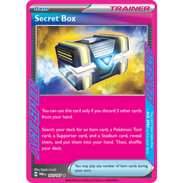 Pokemon Secret Box (163) Lightly Played