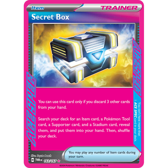 Pokemon Secret Box (163) Lightly Played Holofoil