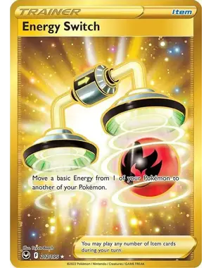 Pokemon Energy Switch (Secret) (212) Lightly Played Holofoil