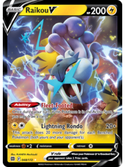 Pokemon Raikou V (048) Lightly Played Holofoil