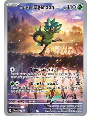 Pokemon Teal Mask Ogerpon (123) Lightly Played