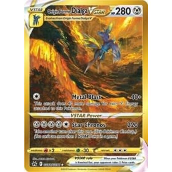 Pokemon Origin Forme Dialga VSTAR (Secret) (GG68) Near Mint Holofoil