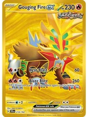 Pokemon Gouging Fire ex (214) Lightly Played Holofoil