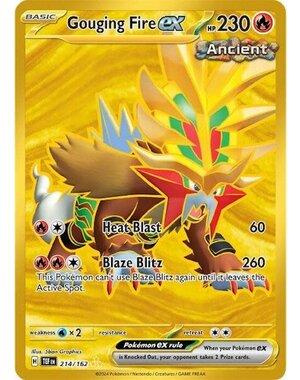 Pokemon Gouging Fire ex (214) Lightly Played Holofoil
