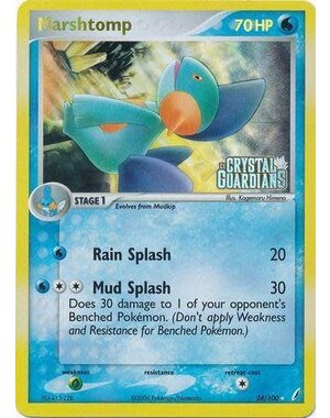 Pokemon Marshtomp (024) Lightly Played Reverse Holofoil