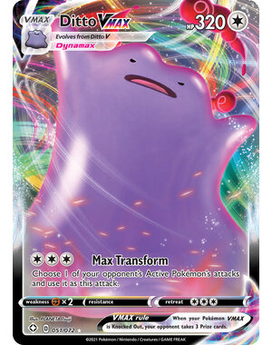 Pokemon Ditto VMAX (051) Lightly Played Holofoil