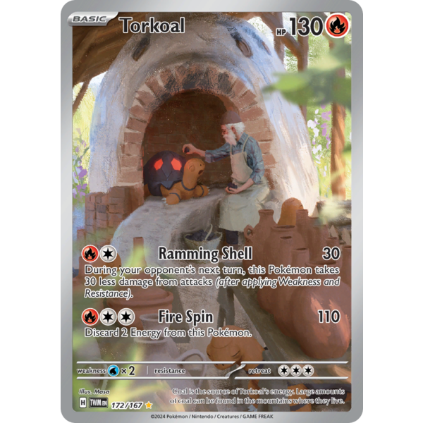 Pokemon Torkoal (172) Lightly Played Holofoil