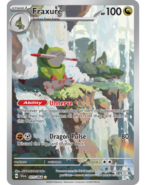 Pokemon Fraxure (077) Near Mint Holofoil