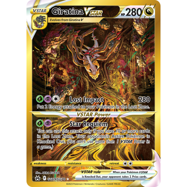 Pokemon Giratina VSTAR (Secret) (GG69) Near Mint Holofoil