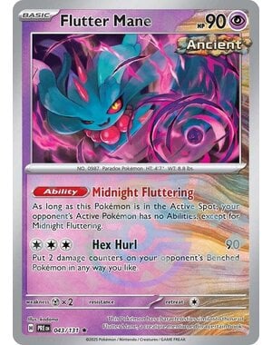Pokemon Flutter Mane (Master Ball Pattern) (043) Lightly Played Holofoil