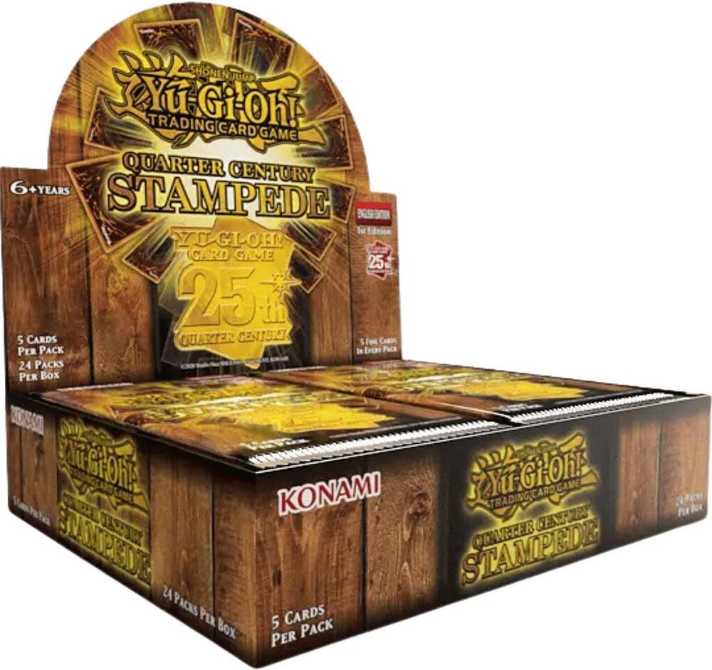 Konami Quarter Century Stampede Booster Box - Kingslayer Games Konami Quarter Century Stampede Booster Box - Kingslayer Games