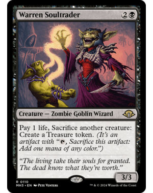 Magic: The Gathering Warren Soultrader (110) Lightly Played