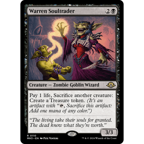 Magic: The Gathering Warren Soultrader (110) Lightly Played