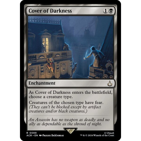 Magic: The Gathering Cover of Darkness (089) Lightly Played