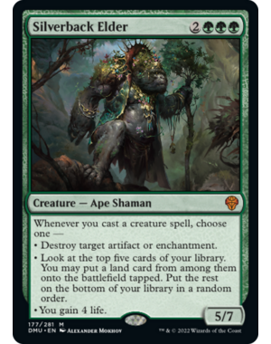 Magic: The Gathering Silverback Elder (177) Lightly Played