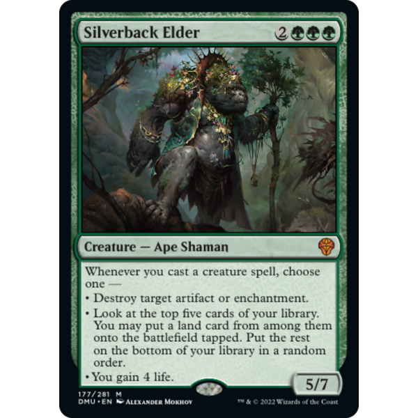 Magic: The Gathering Silverback Elder (177) Lightly Played