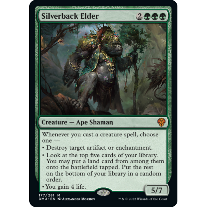 Magic: The Gathering Silverback Elder (177) Lightly Played
