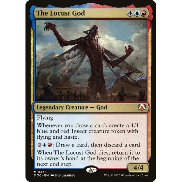 Magic: The Gathering The Locust God (335) Lightly Played