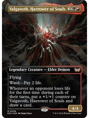 Magic: The Gathering Valgavoth, Harrower of Souls (Borderless) (006) Lightly Played Foil