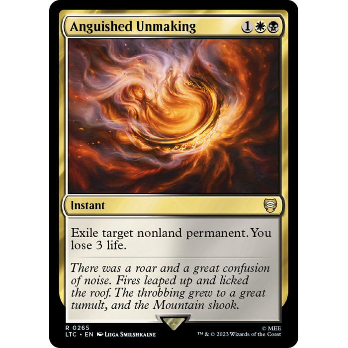 Magic: The Gathering Anguished Unmaking (265) Lightly Played