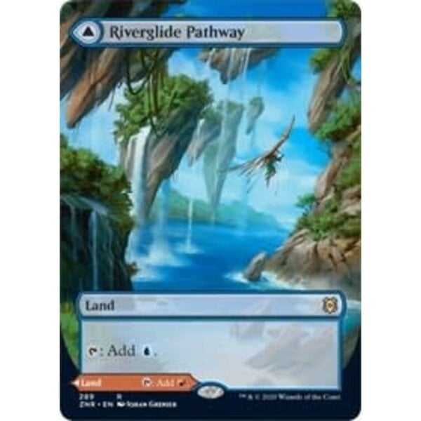 Magic: The Gathering Riverglide Pathway (Borderless) (289) Lightly Played