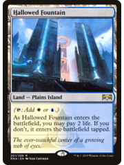 Magic: The Gathering Hallowed Fountain (251) Lightly Played