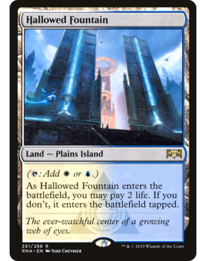 Magic: The Gathering Hallowed Fountain (251) Lightly Played