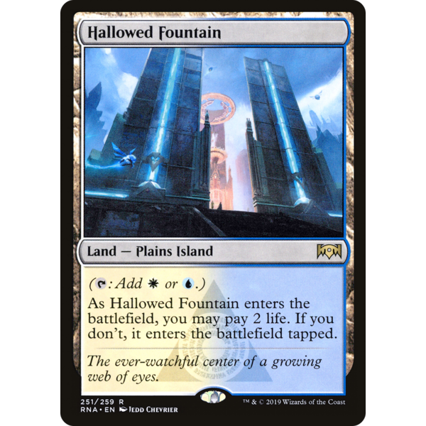 Magic: The Gathering Hallowed Fountain (251) Lightly Played