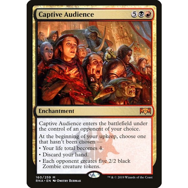 Magic: The Gathering Captive Audience (160) Lightly Played
