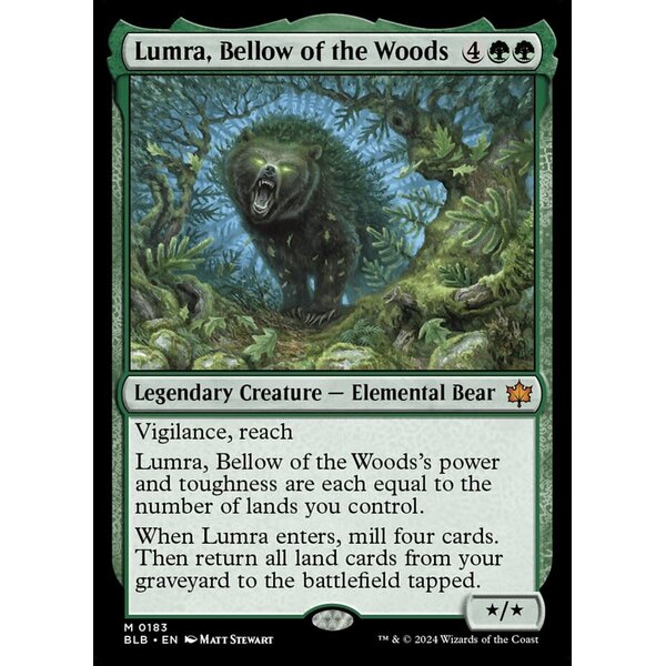 Magic: The Gathering Lumra, Bellow of the Woods (183) Lightly Played
