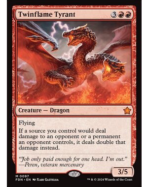 Magic: The Gathering Twinflame Tyrant (097) Lightly Played