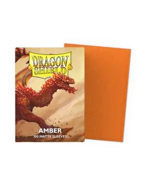 Arcane Tinmen Dragon Shield Amber Matte 100 Standard