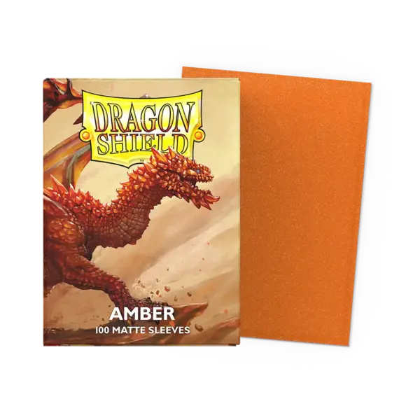 Arcane Tinmen Dragon Shield Amber Matte 100 Standard