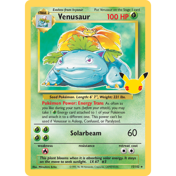 Pokemon Venusaur (015) Lightly Played